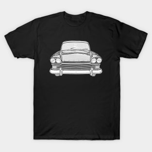 Humber Super Snipe 1960s British classic car monochrome T-Shirt